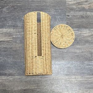 Rattan Toilet Paper Holder